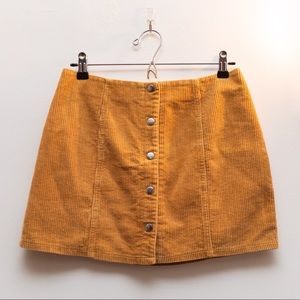 Corduroy Mini Skirt